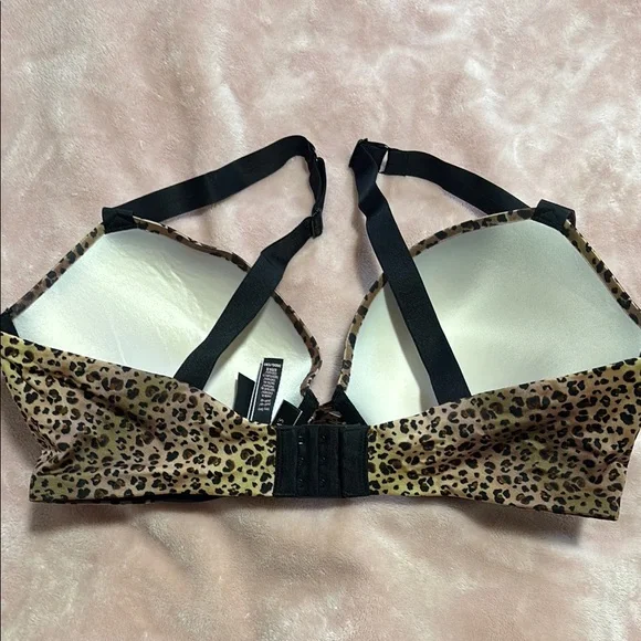 VS-Very Sexy Leopard Print Full-Coverage Bra with bling! - Picture 2 of 5